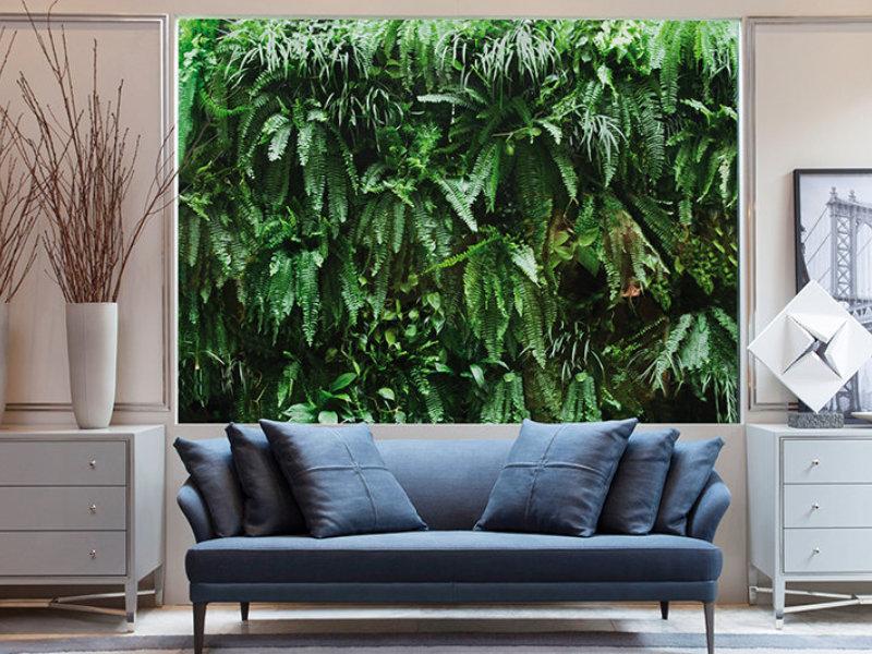 Parede verde com produto da PlastPrime participa de mostra de arquitetura